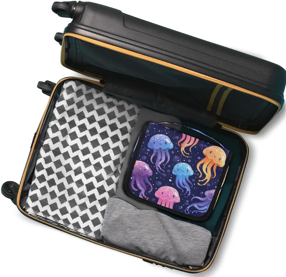 Toiletry Bag Hanging Toiletry Bag Travel Essentials Makeup Bag Travel Size Toiletries Bag Lovely Jellyfish Travel Essentials For Women Travel Containers For Toiletries