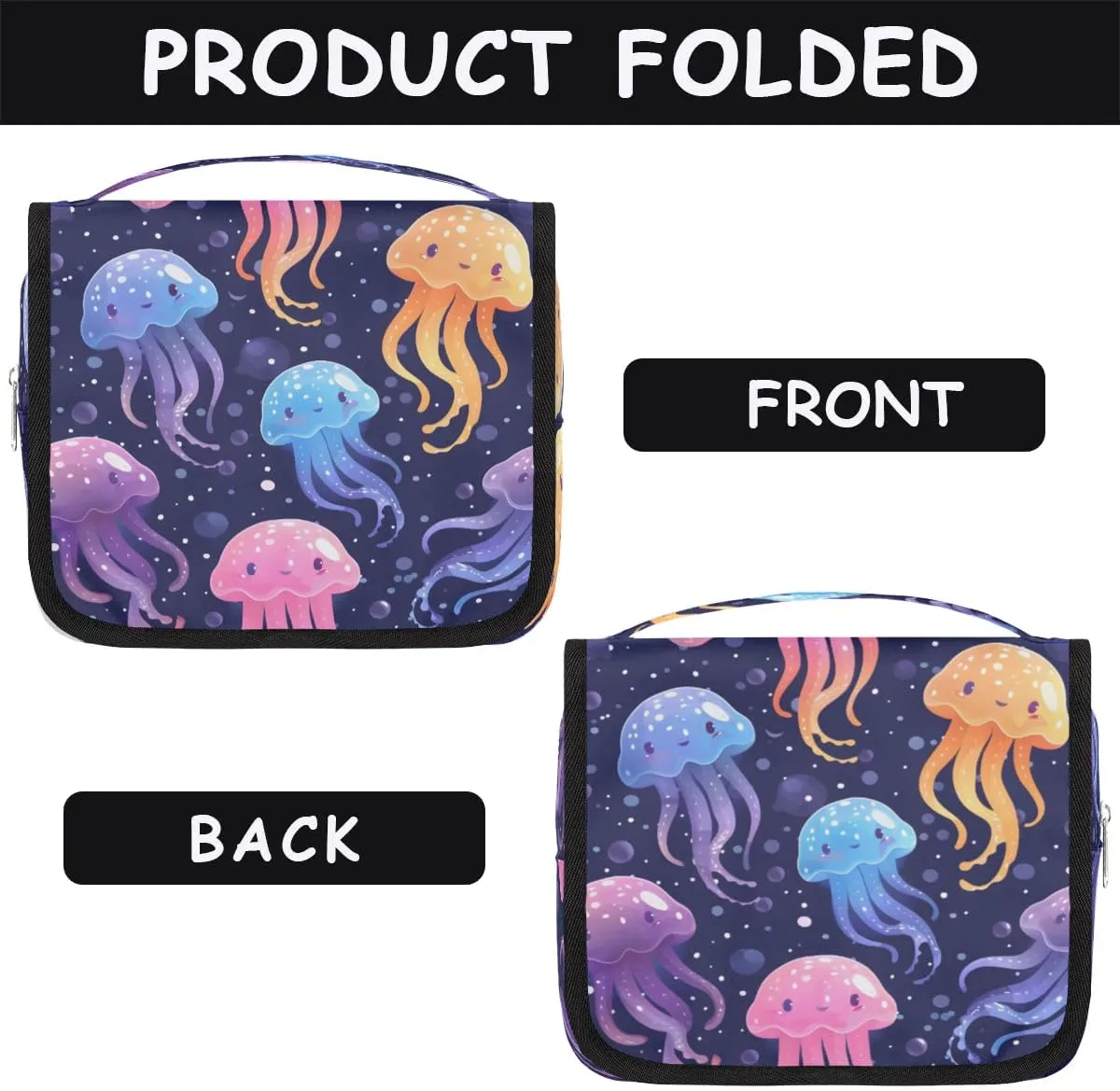Toiletry Bag Hanging Toiletry Bag Travel Essentials Makeup Bag Travel Size Toiletries Bag Lovely Jellyfish Travel Essentials For Women Travel Containers For Toiletries
