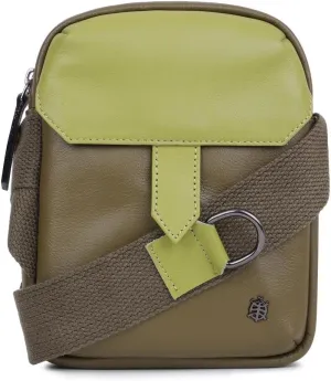 Tortoise Bandolera - Sling Crossbody Bag for Men & Women/ 100% Genuine Leather/Stylish, Durable, Travel Friendly Sling Bag