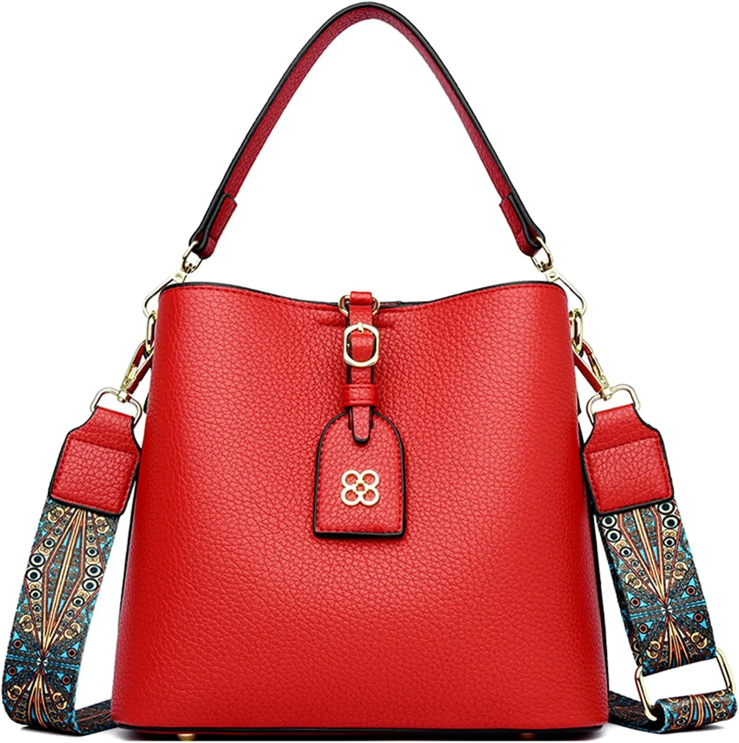 Tote Bag for Women Faux Leather Handbags Purses Fashion Shoulder Bags Top Handle Ladies Hobo Bucket Bag