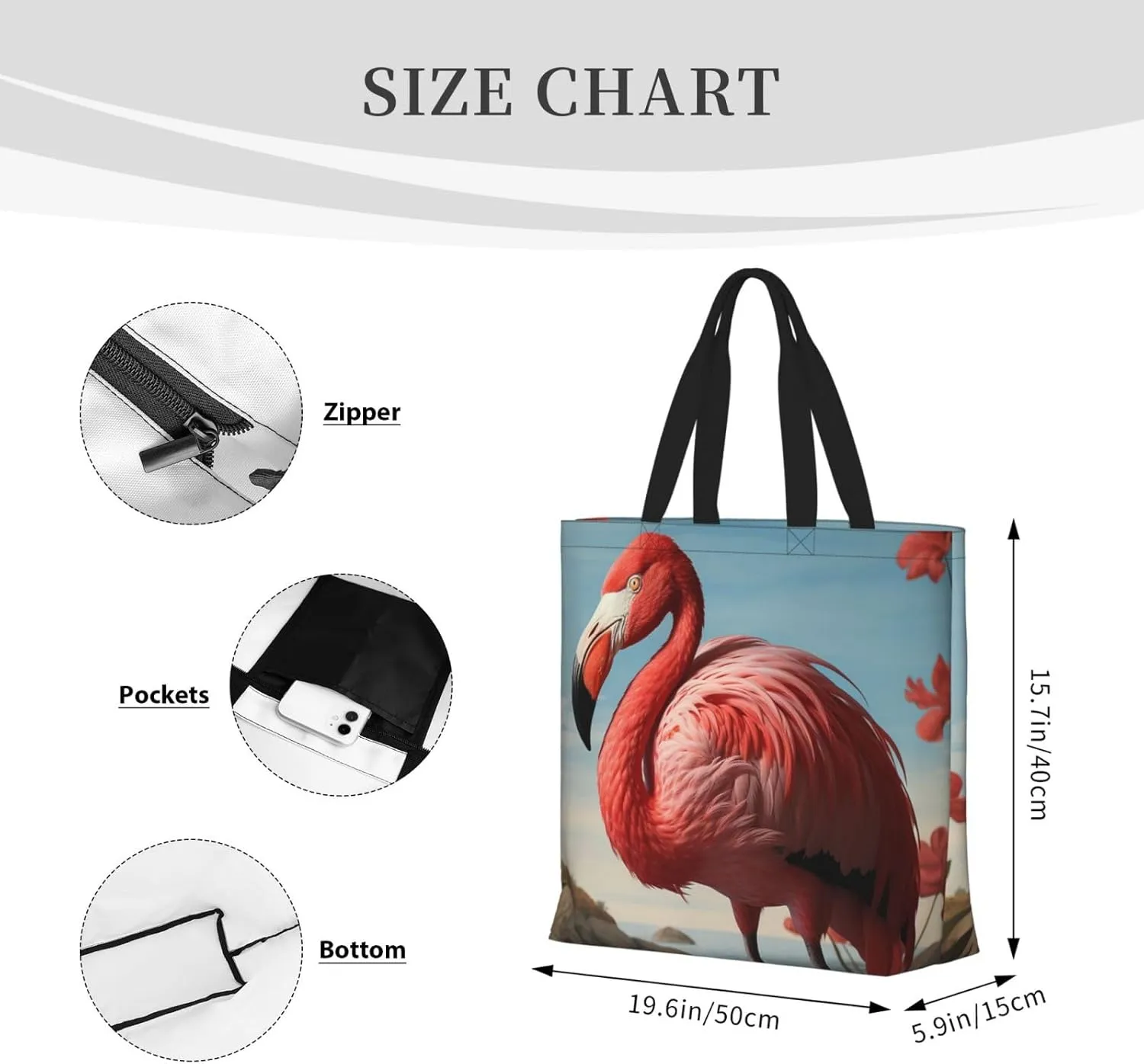 Tote Bag for Women Grocery Bag Reusable Shopping Bag Angry Roaring Lion Handbag Foldable Shoulder Bag