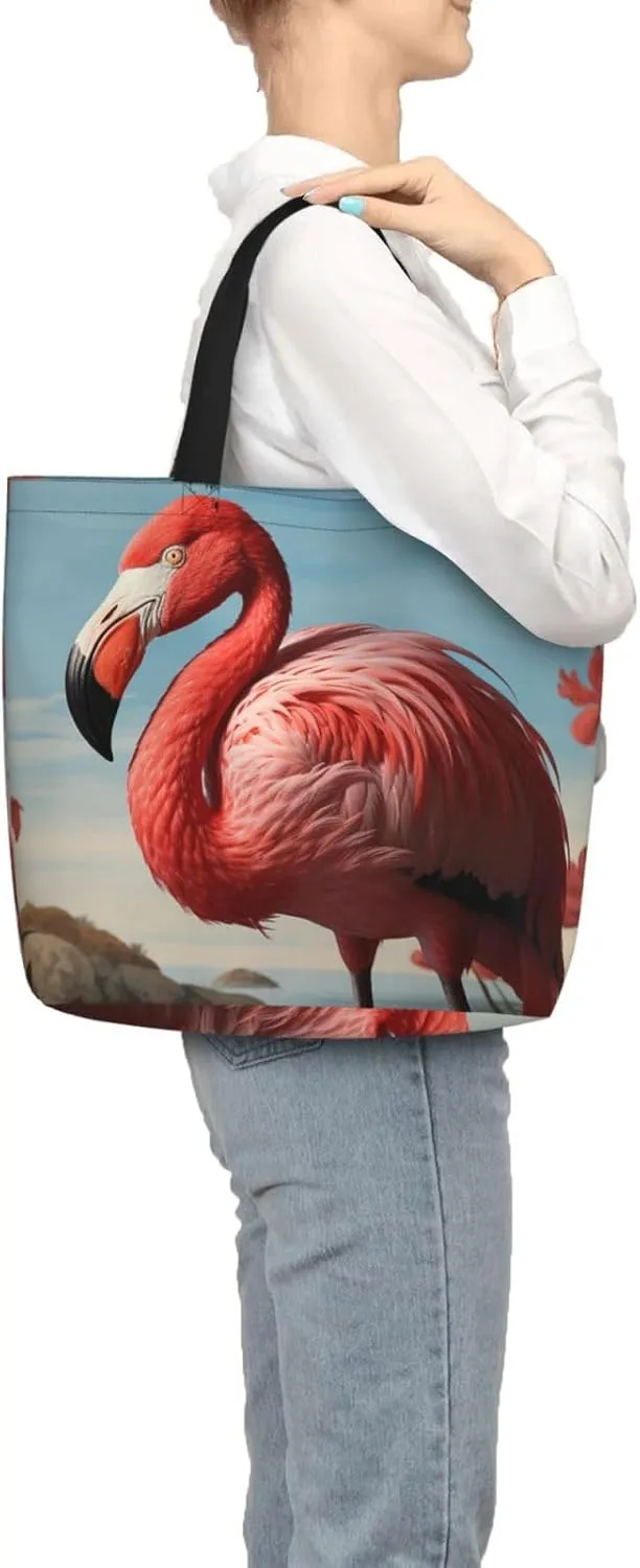 Tote Bag for Women Grocery Bag Reusable Shopping Bag Angry Roaring Lion Handbag Foldable Shoulder Bag