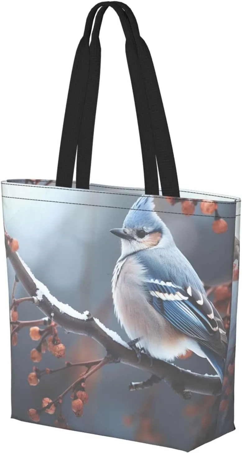Tote Bag for Women Grocery Bag Reusable Shopping Bag Calm sky Handbag Foldable Shoulder Bag