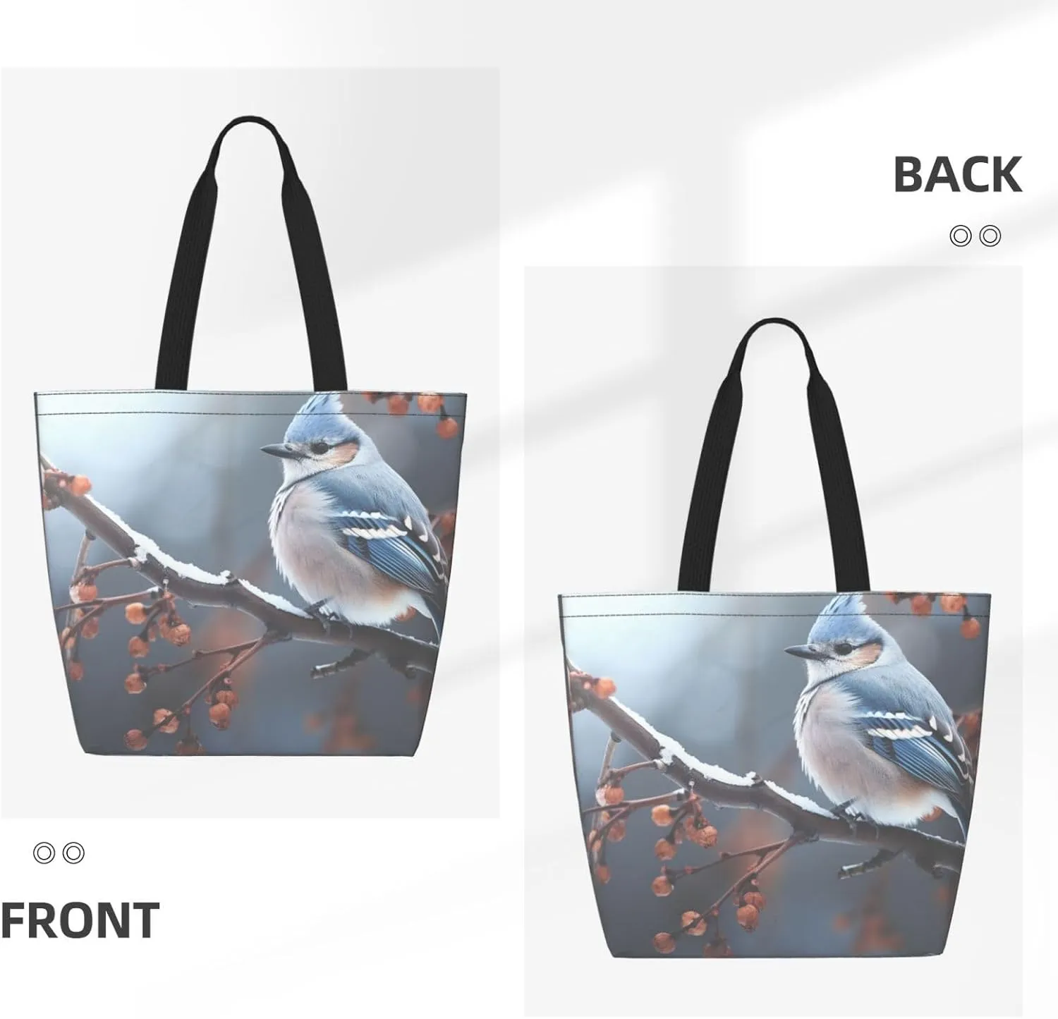 Tote Bag for Women Grocery Bag Reusable Shopping Bag Calm sky Handbag Foldable Shoulder Bag