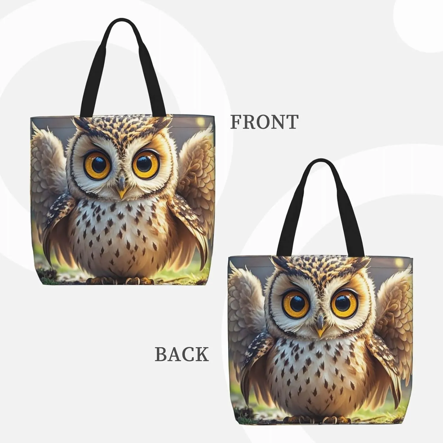 Tote Bag for Women Grocery Bag Reusable Shopping Bag Flock of Birds Handbag Foldable Shoulder Bag