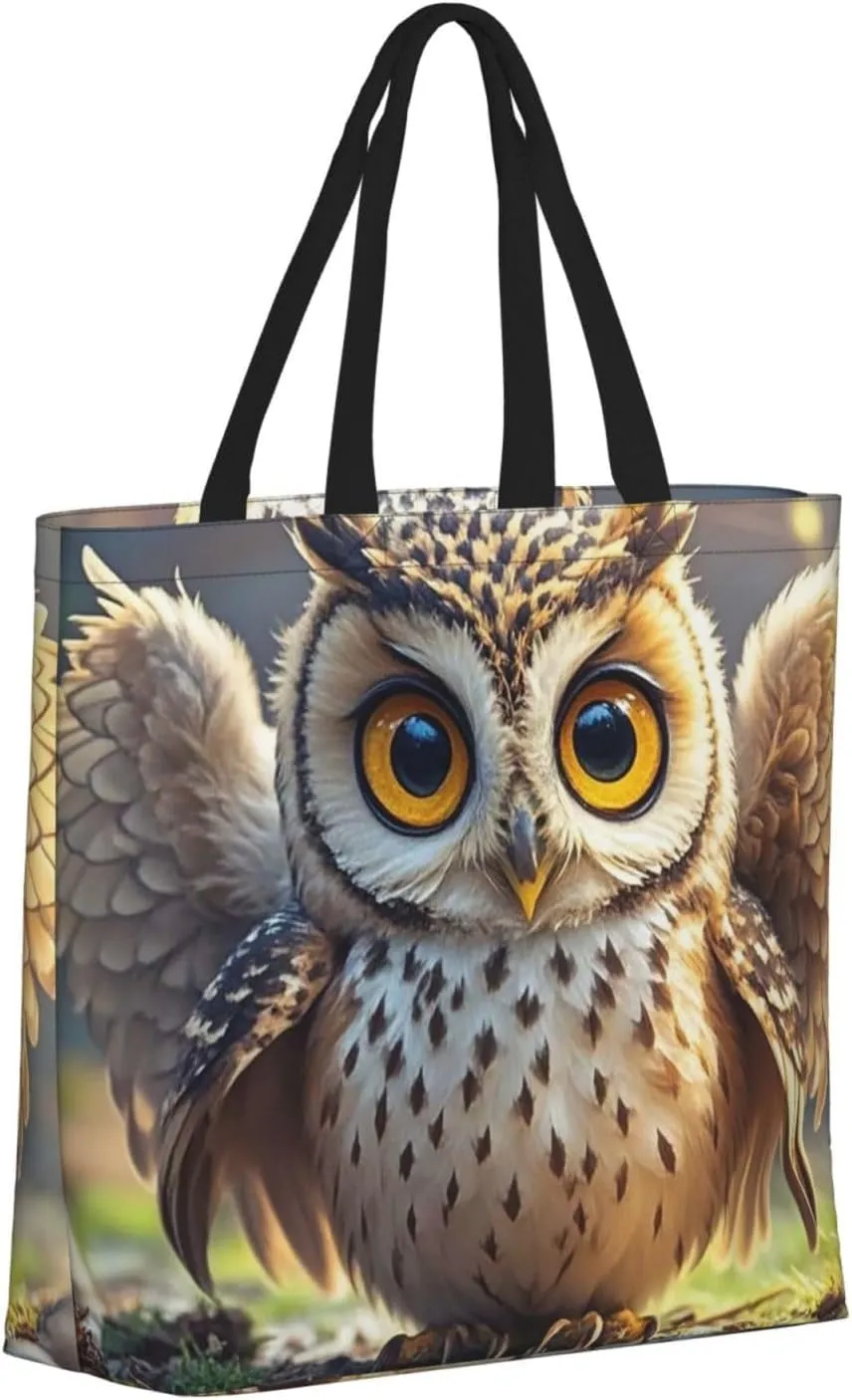 Tote Bag for Women Grocery Bag Reusable Shopping Bag Flock of Birds Handbag Foldable Shoulder Bag