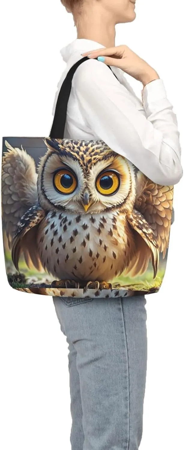 Tote Bag for Women Grocery Bag Reusable Shopping Bag Flock of Birds Handbag Foldable Shoulder Bag