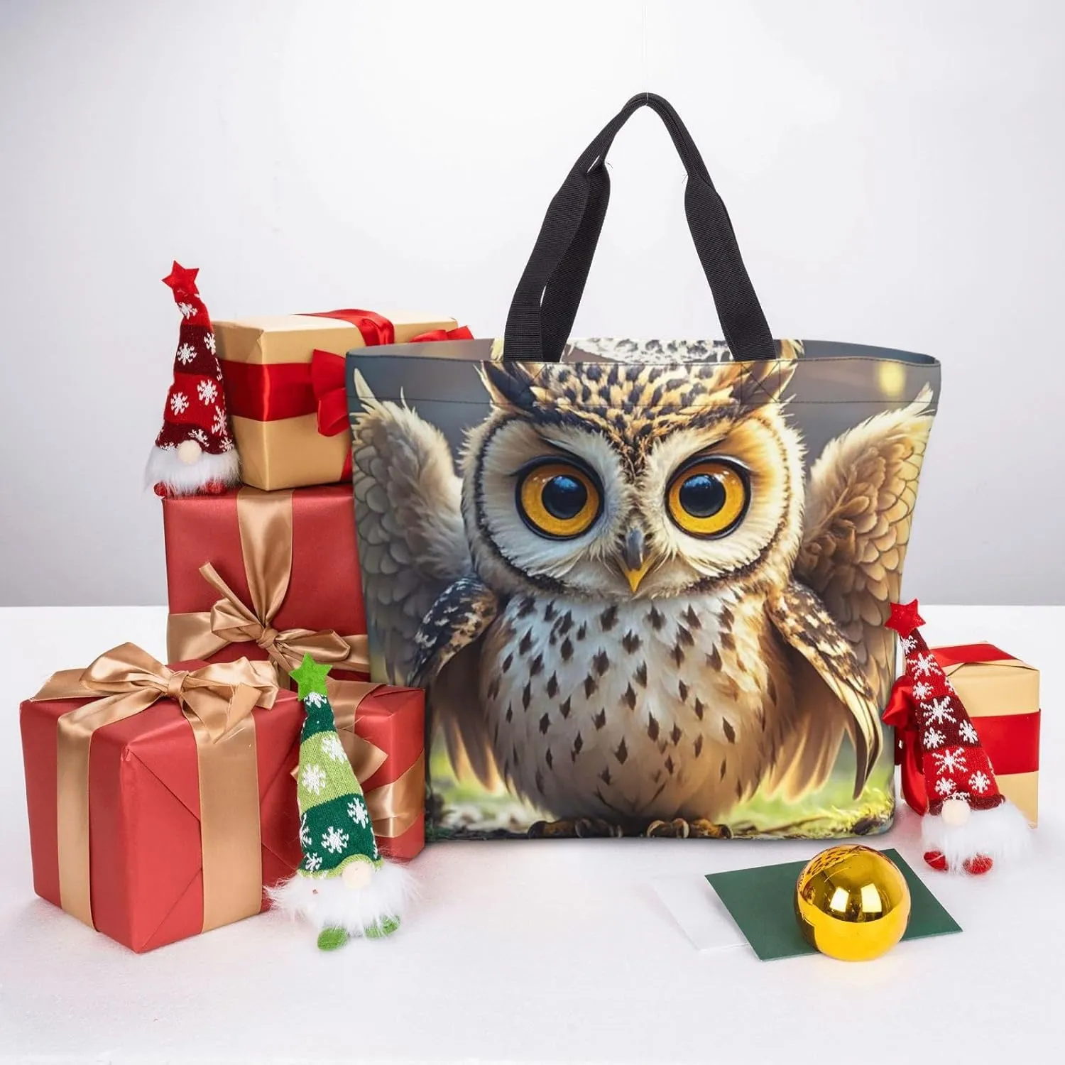 Tote Bag for Women Grocery Bag Reusable Shopping Bag Flock of Birds Handbag Foldable Shoulder Bag