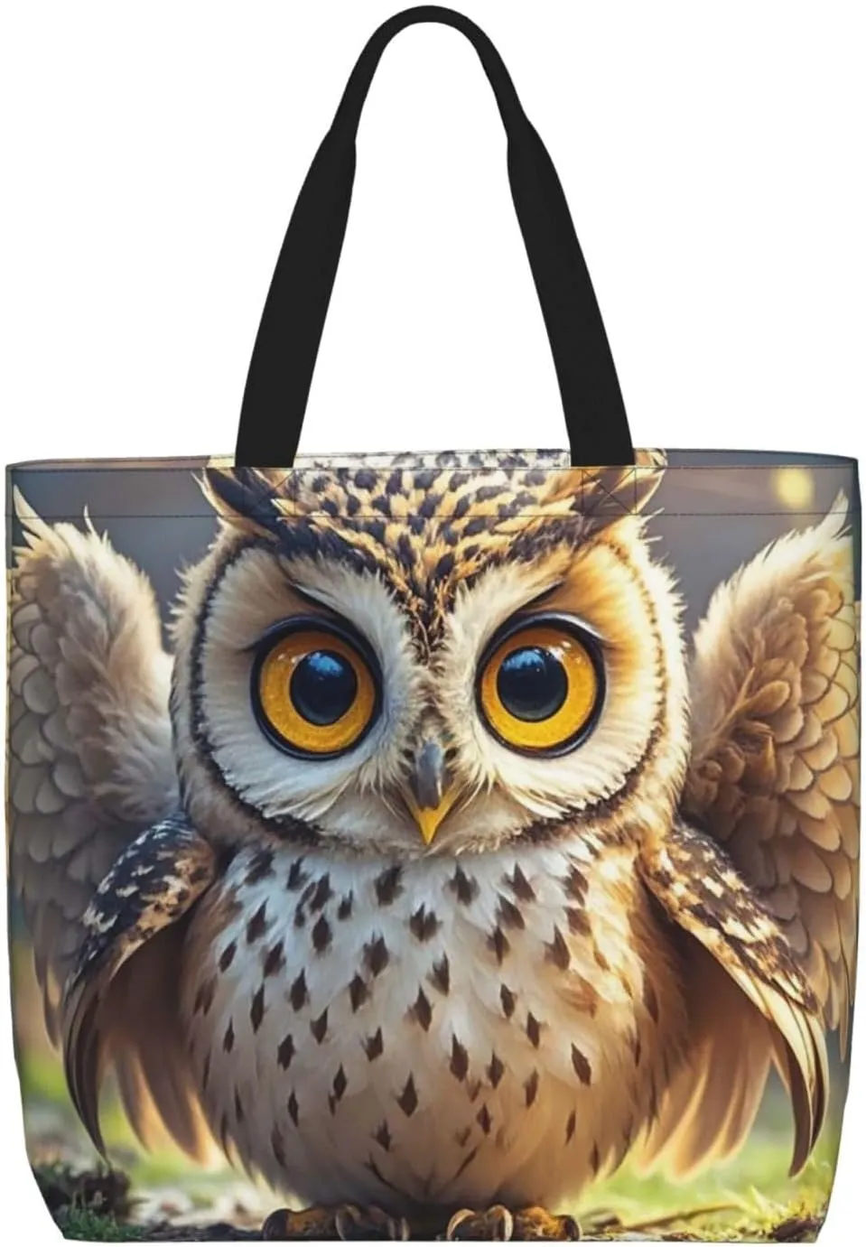 Tote Bag for Women Grocery Bag Reusable Shopping Bag Flock of Birds Handbag Foldable Shoulder Bag