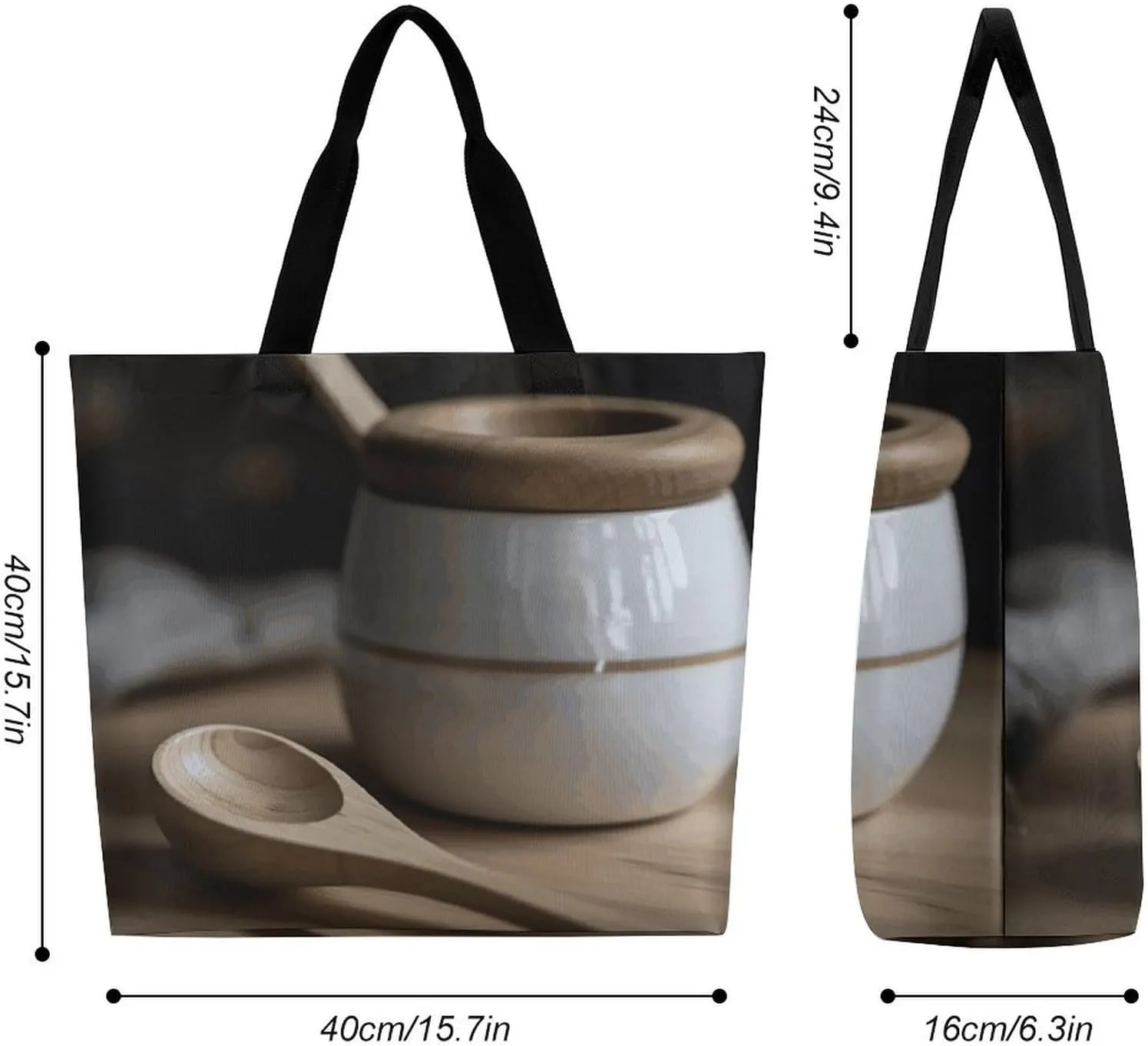 Tote Bag for Women Large Capacity Tote Bags Spherical Handbag Crossbody Bag Shopping Bags Shoulder Bag