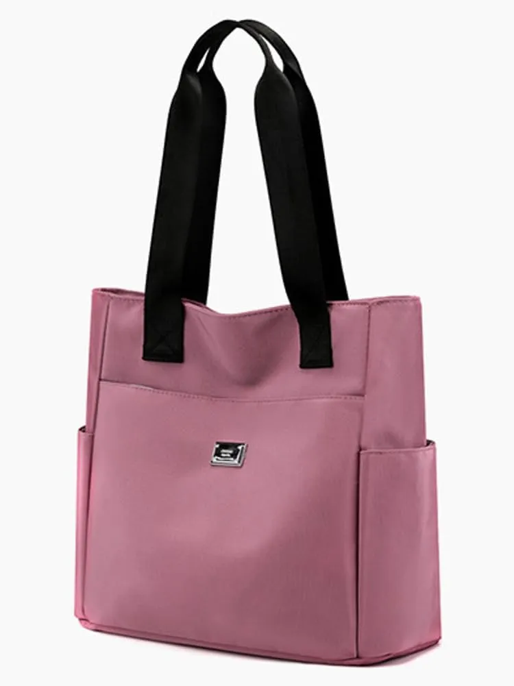 Tote Bag for Women - Nylon Waterproof Stylish Shoulder Handbag for Work, Travel, School 2023