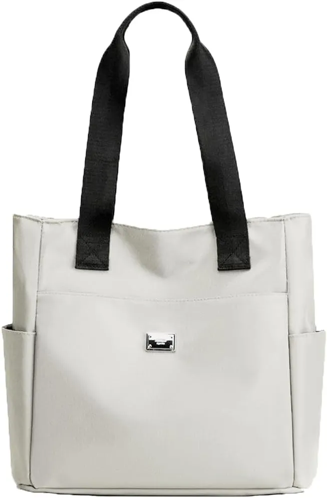 Tote Bag for Women - Nylon Waterproof Stylish Shoulder Handbag for Work, Travel, School 2023