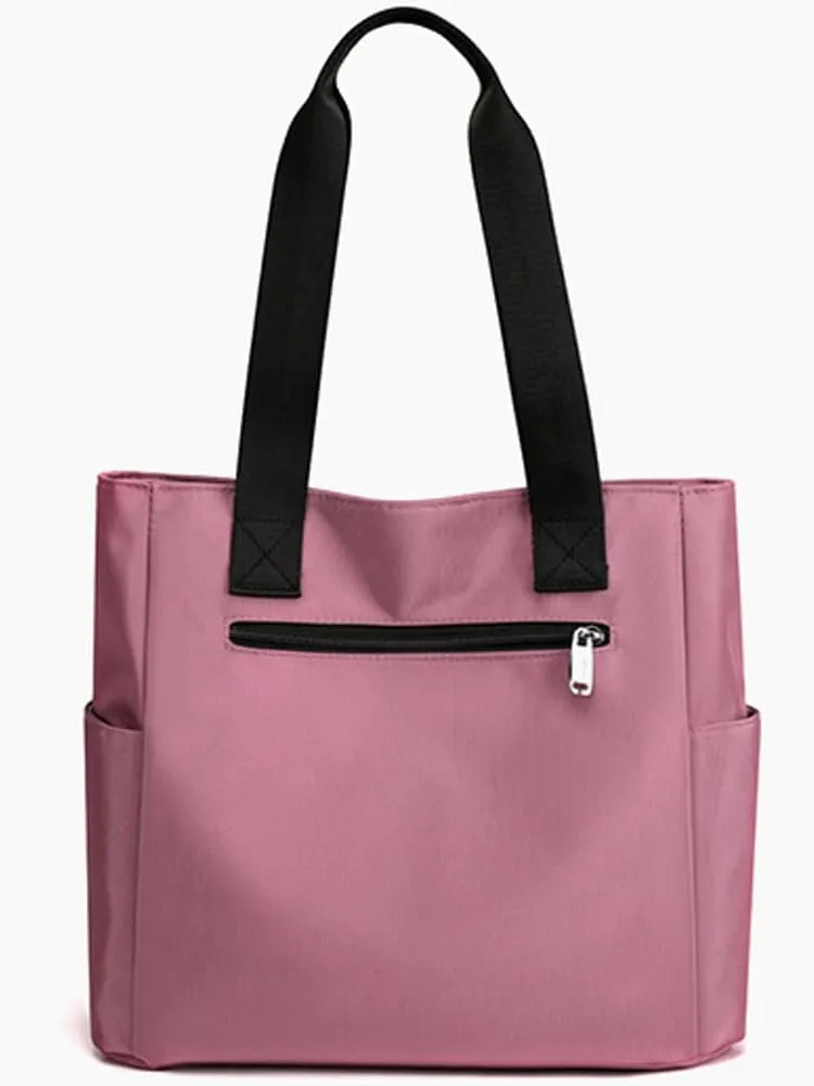Tote Bag for Women - Nylon Waterproof Stylish Shoulder Handbag for Work, Travel, School 2023