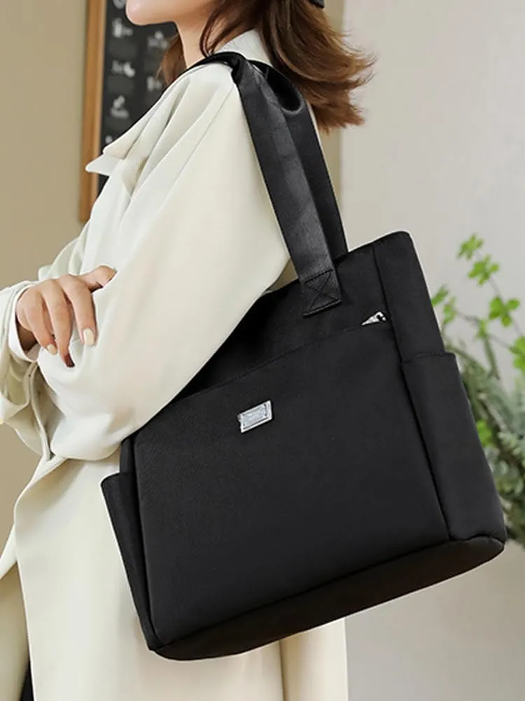 Tote Bag for Women - Nylon Waterproof Stylish Shoulder Handbag for Work, Travel, School 2023
