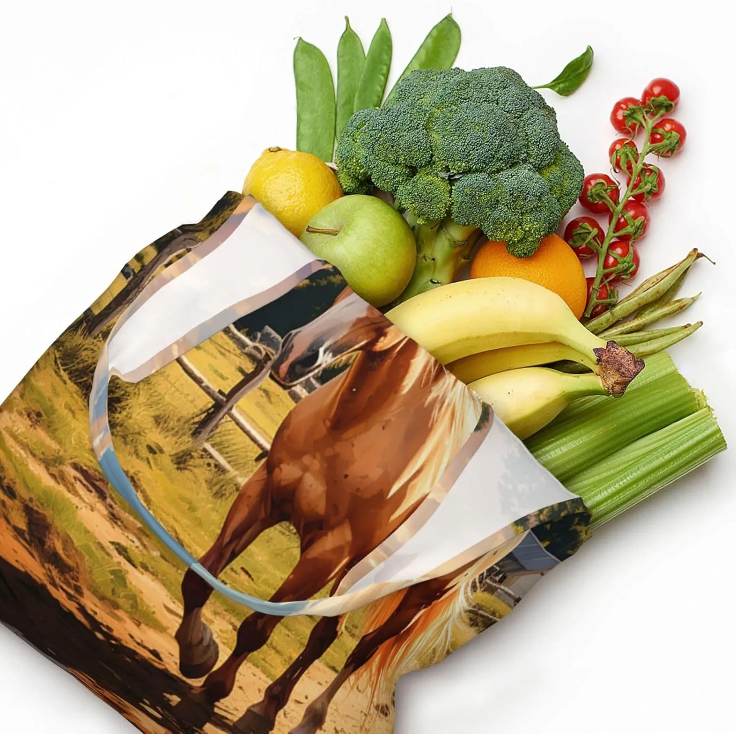Tote Bag for Women Reusable Grocery Bag Canvas Shopping Bag Ferrets Handbag Foldable Shoulder Bag