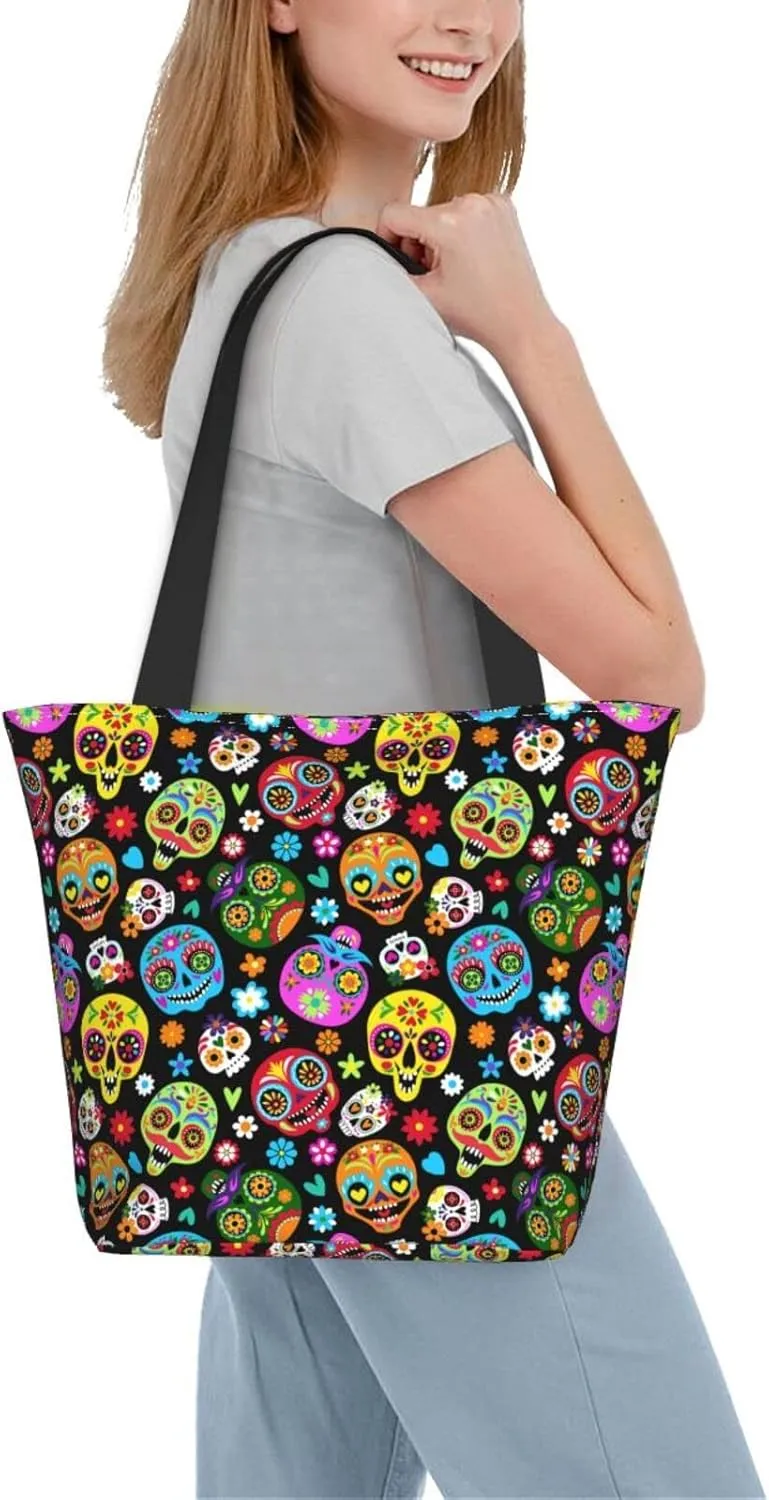 Tote Bag for Women, Reusable Grocery Bags Shopping Bags, Canvas Tote Bag Large Tote Bags for Women
