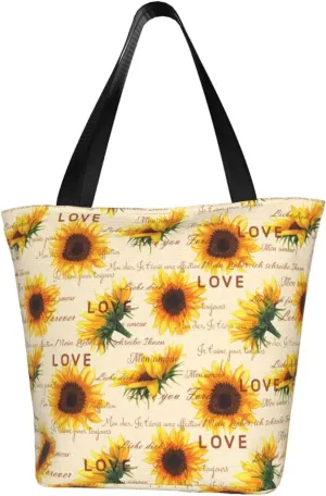 Tote Bag for Women, Reusable Grocery Bags Shopping Bags, Canvas Tote Bag Large Tote Bags for Women