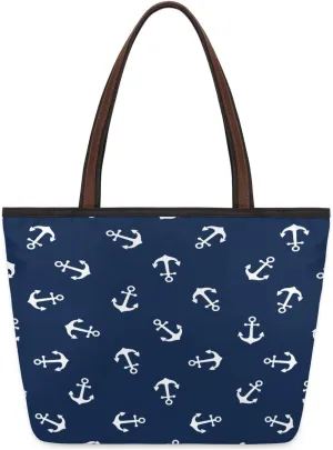 Tote Bag for Women with Zipper Large Capacity Top Handle Casual Shoulder Bag Handbag Reusable Shopping