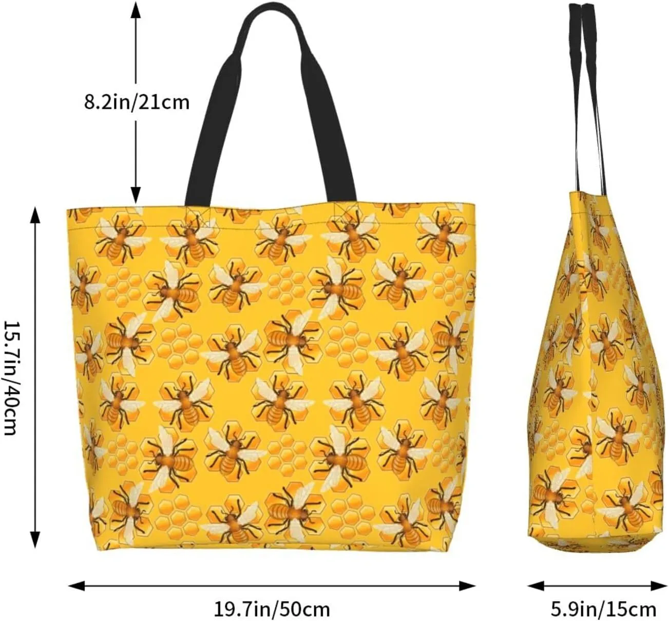 Tote Bag For Womens, Large Casual Shoulder Sling Bags Reusable Grocery Handbag For Travel Shopping Gym