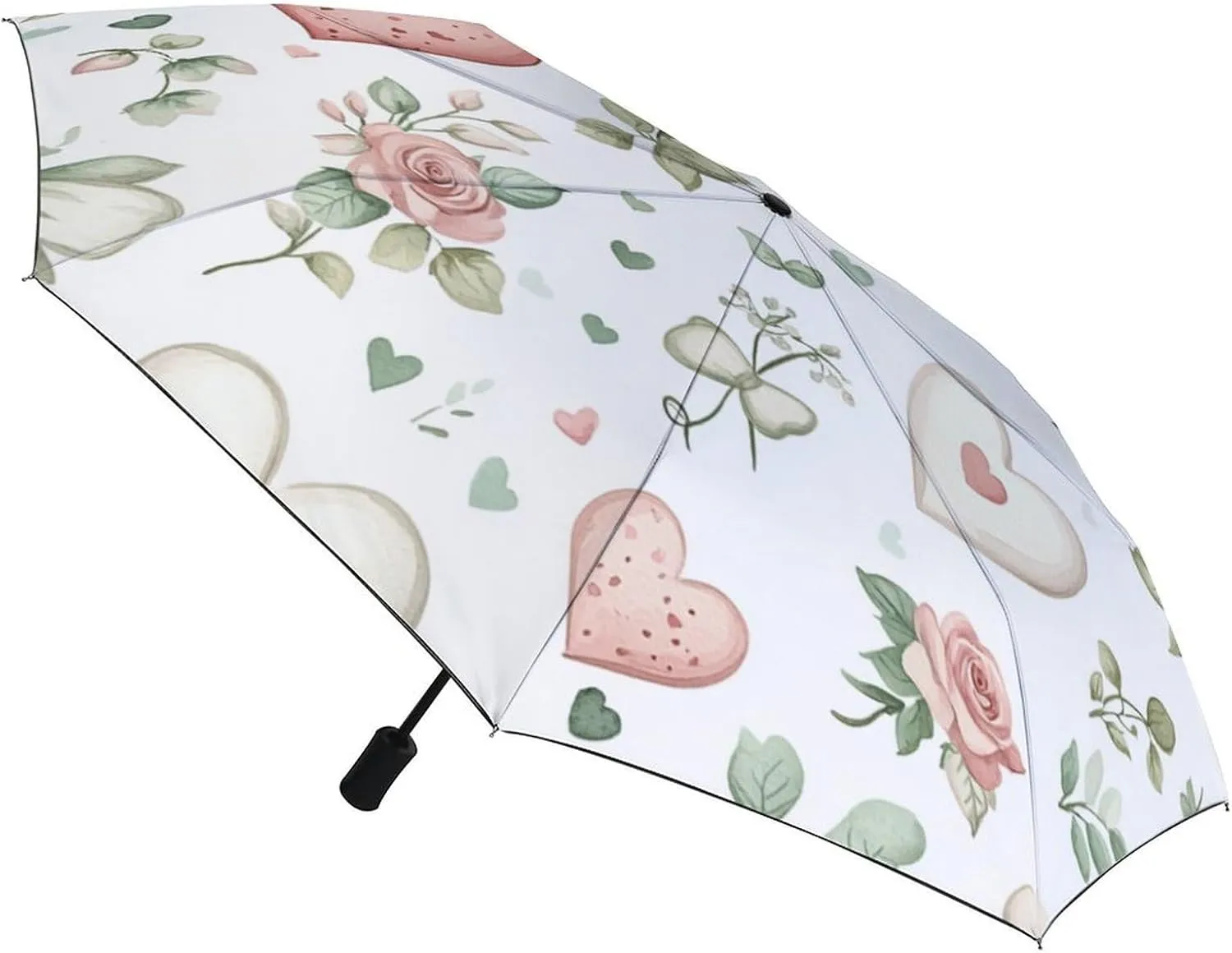Traditional Chinese Dragon Compact Folding Travel Umbrella Chinoiserie Style Umbrella Auto Open Close Windproof & Rainproof Umbrella Umbrella for Adults