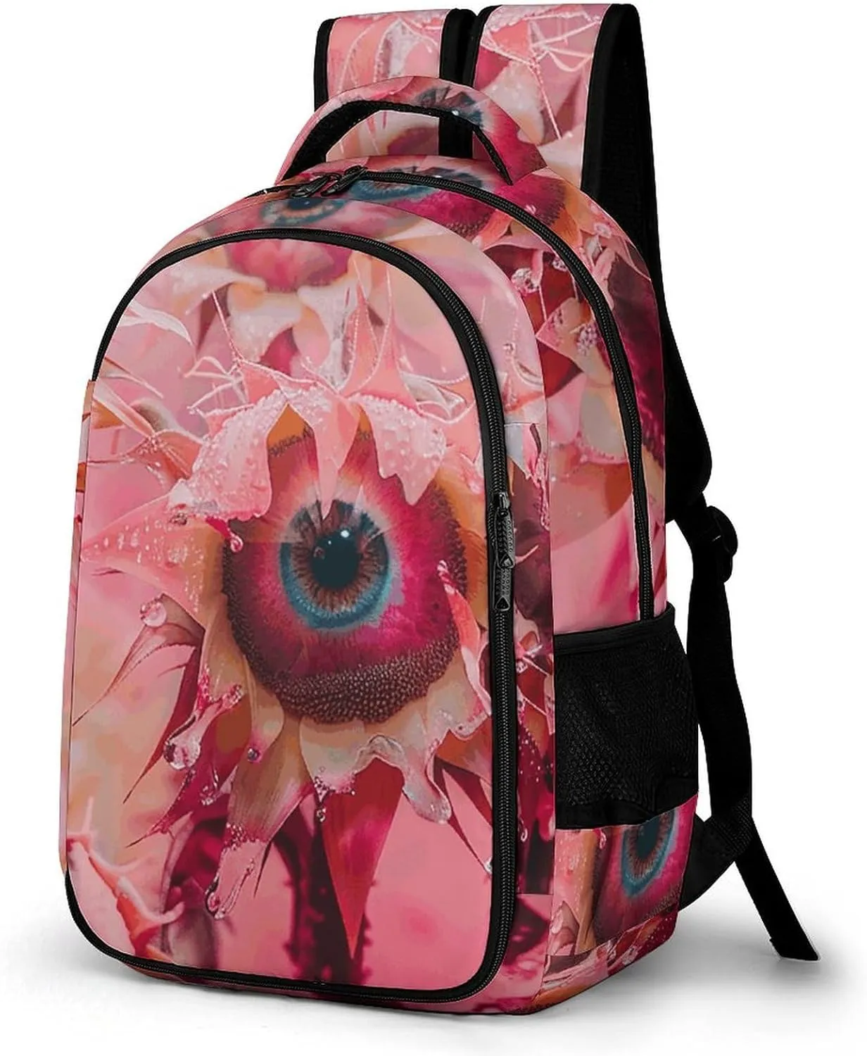 Travel Backpack for Men Women Carry On Backpack 15.6 Inch Laptop Backpack Red Abstract Blur Work Business Backpacks