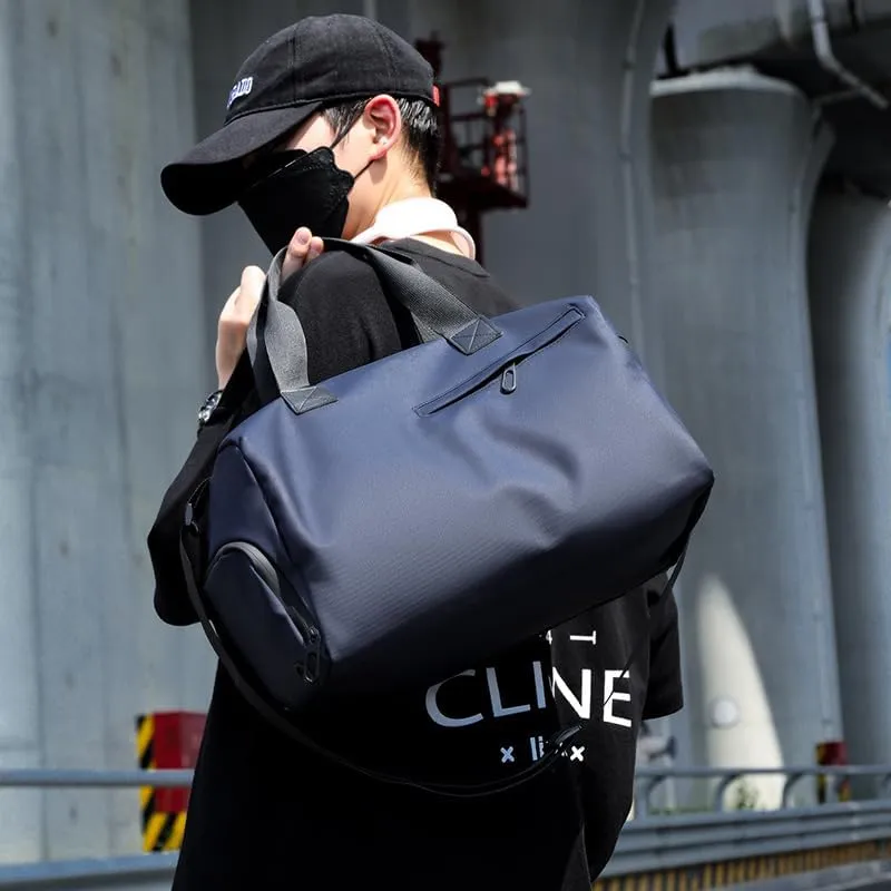 Travel Bag - Dry and Wet Separation Sports and Fitness Travel Backpack Unisex Travel Bag(Black)
