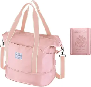 Travel Duffel Bag & Passport Holder Bundle