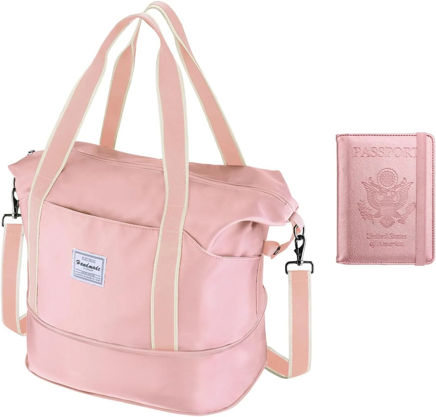 Travel Duffel Bag & Passport Holder Bundle