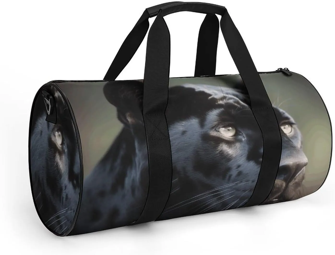 Travel Duffel Bag for Men And Women,Animal Panther Waterproof Sports Fitness Bag Portable Travel Duffel Bag