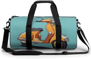Travel Duffel Bag for Men And Women,Cartoon Carriage Painting Waterproof Sports Fitness Bag Portable Travel Duffel Bag