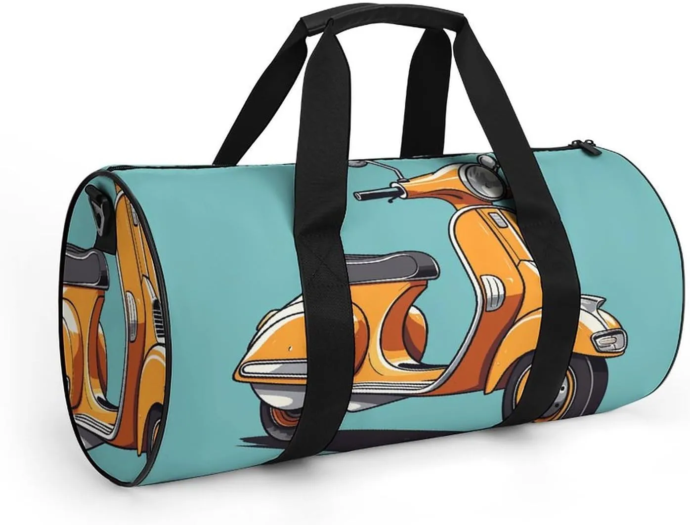 Travel Duffel Bag for Men And Women,Cartoon Carriage Painting Waterproof Sports Fitness Bag Portable Travel Duffel Bag