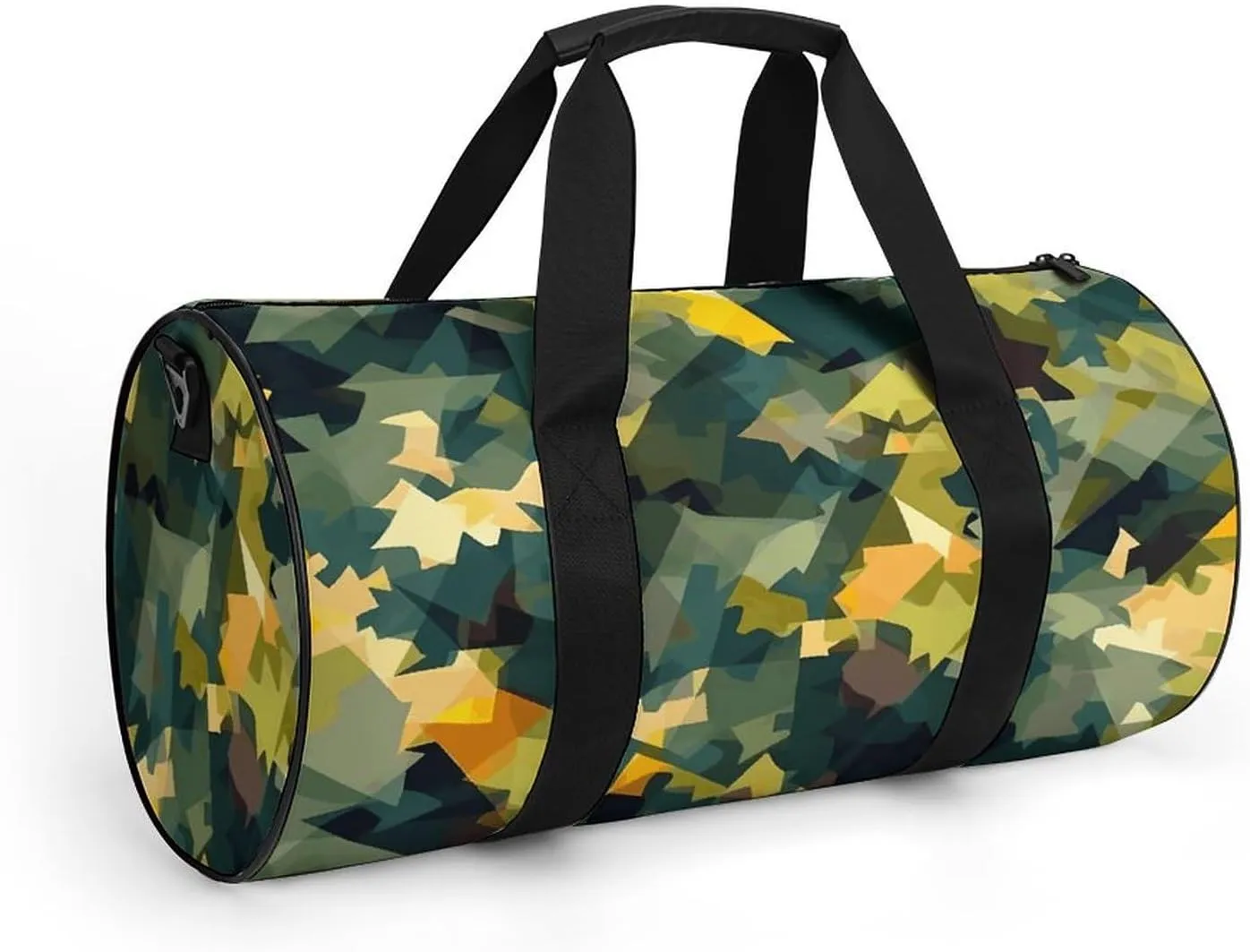 Travel Duffel Bag for Men And Women,Painting Style Pattern Waterproof Sports Fitness Bag Portable Travel Duffel Bag