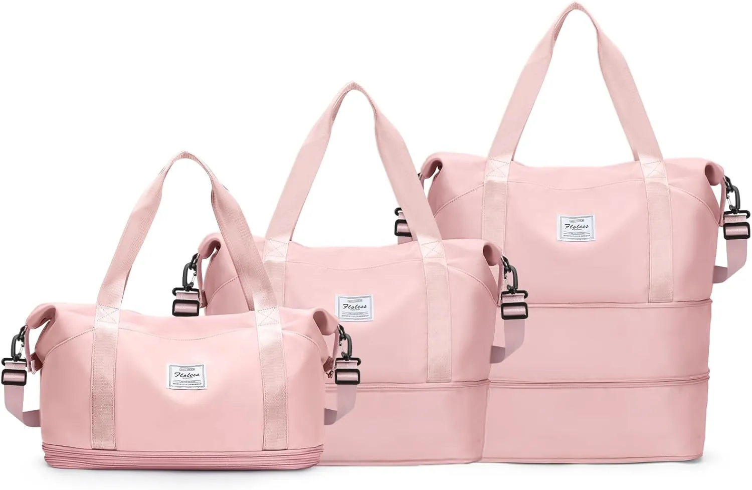 Travel Duffel Bag, Sports Tote Gym Bag, Shoulder Weekender Overnight Bag for Women