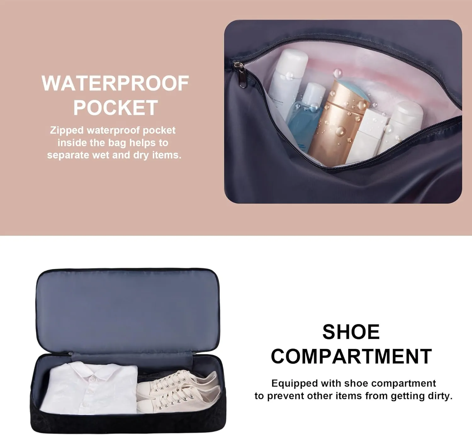 Travel Duffel Bag Weekender Overnight Bag for Women Carry On Gym Bag Travel Essentials