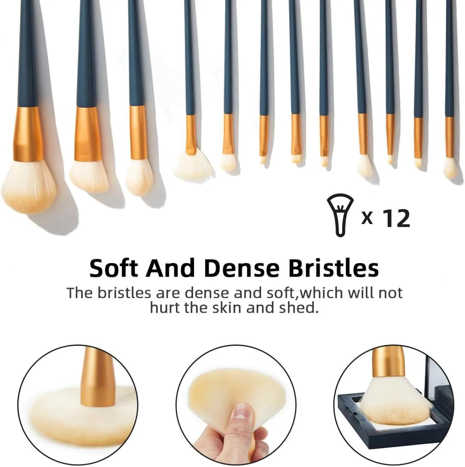 Travel Makeup Brush Holder, Large Stand-Up Makeup Brush Case, Professional Brush Organizer Foldable Makeup Artist Brush Storage Bag - Retro Movie Print