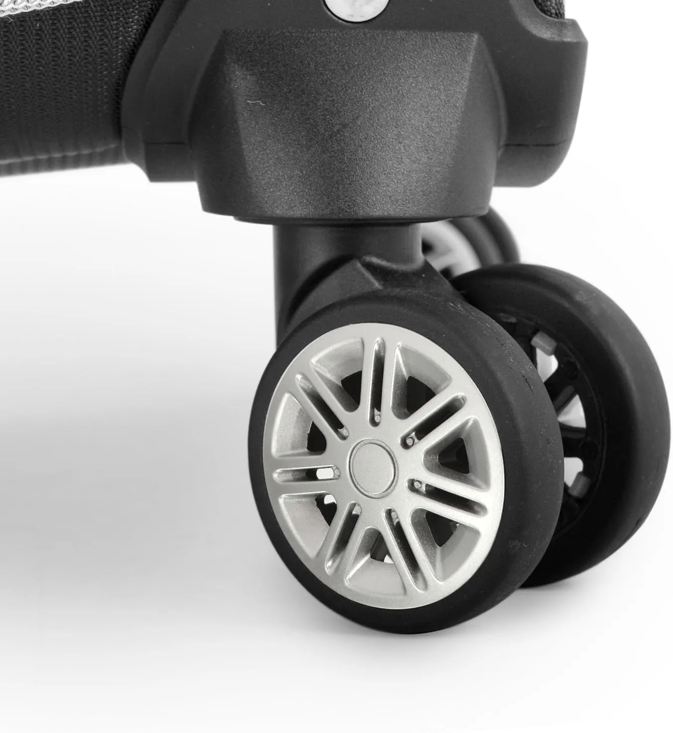 Traveler's Choice Lares Softside Expandable Luggage with Spinner Wheels, Black, Checked 30-Inch