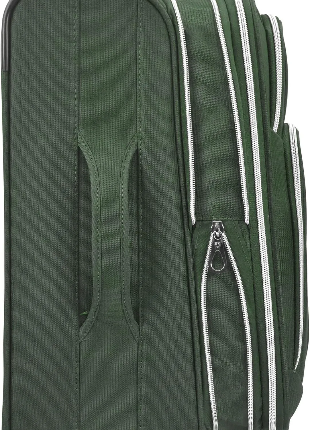 Traveler's Choice Lares Softside Expandable Luggage with Spinner Wheels, Green, TC08118E22 Carry-On 22-Inch