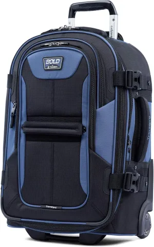 Travelpro Tpro Bold 2.0 22 Inch Expandable Rollaboard (One size, Black/Navy)