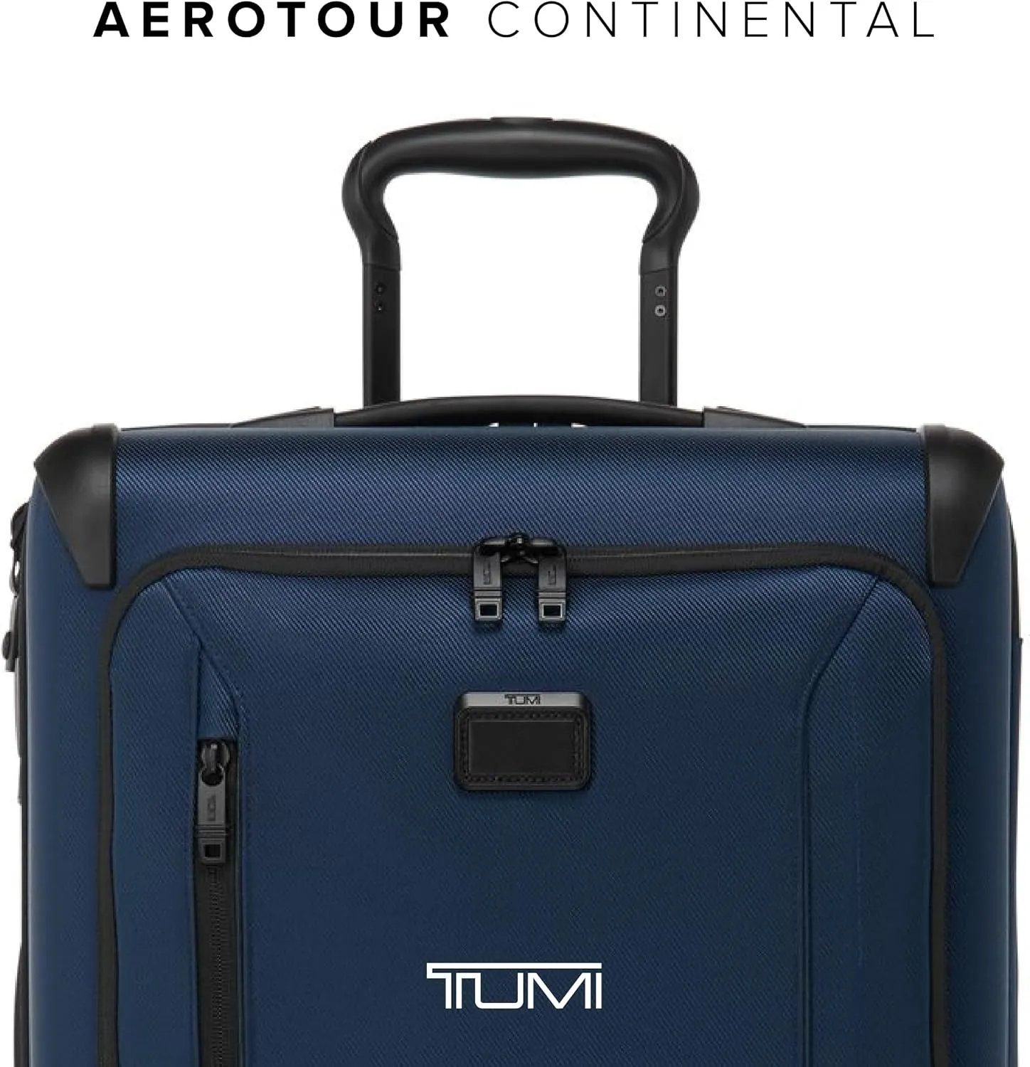 TUMI - Aerotour 4 Wheel Expandable Luggage - Men's and Women's Business and Leisure Travel Suitcase - 21.75" Continental Expandable Carry-On, Navy