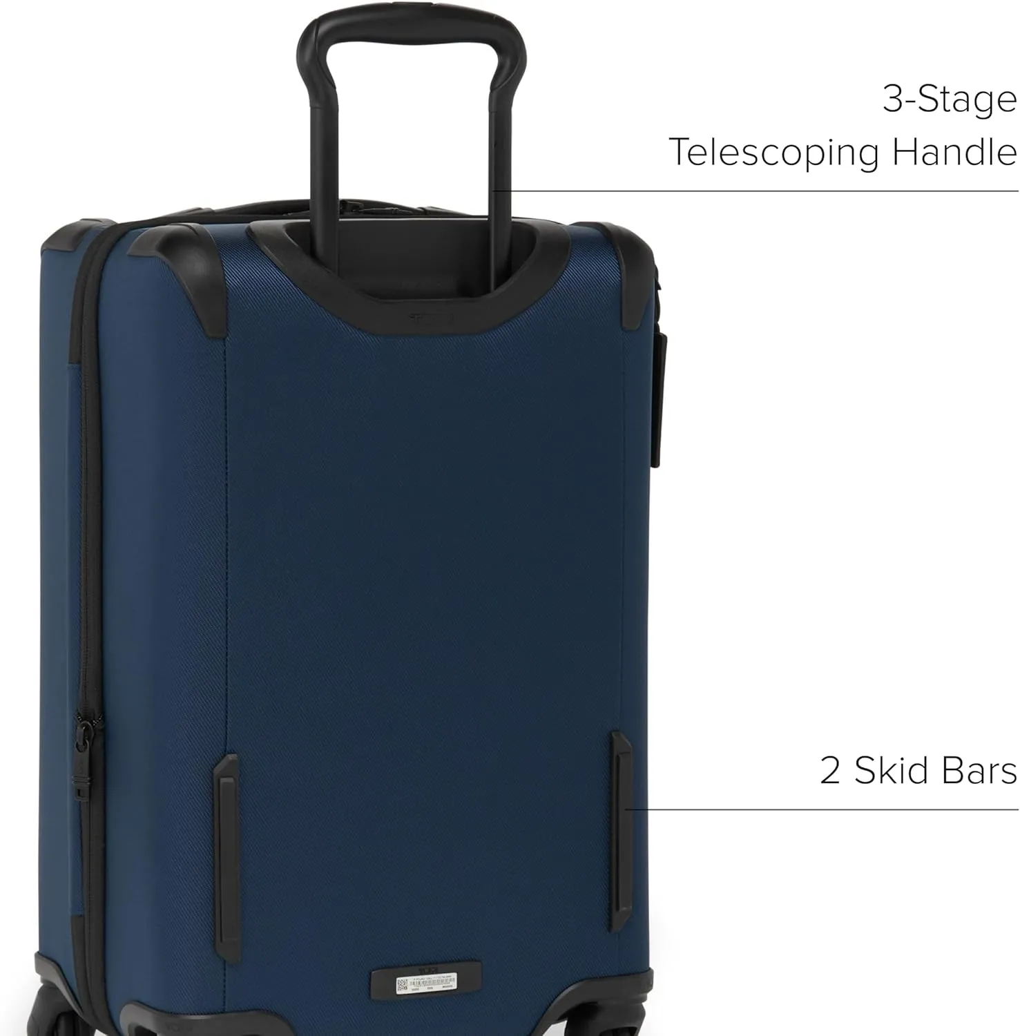 TUMI - Aerotour 4 Wheel Expandable Luggage - Men's and Women's Business and Leisure Travel Suitcase - 21.75" International Expandable Carry-On, Navy