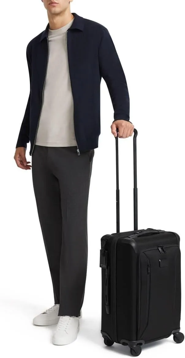 TUMI - Aerotour 4 Wheel Expandable Luggage - Men's and Women's Business and Leisure Travel Suitcase - 21.75" International Expandable Carry-On, Navy