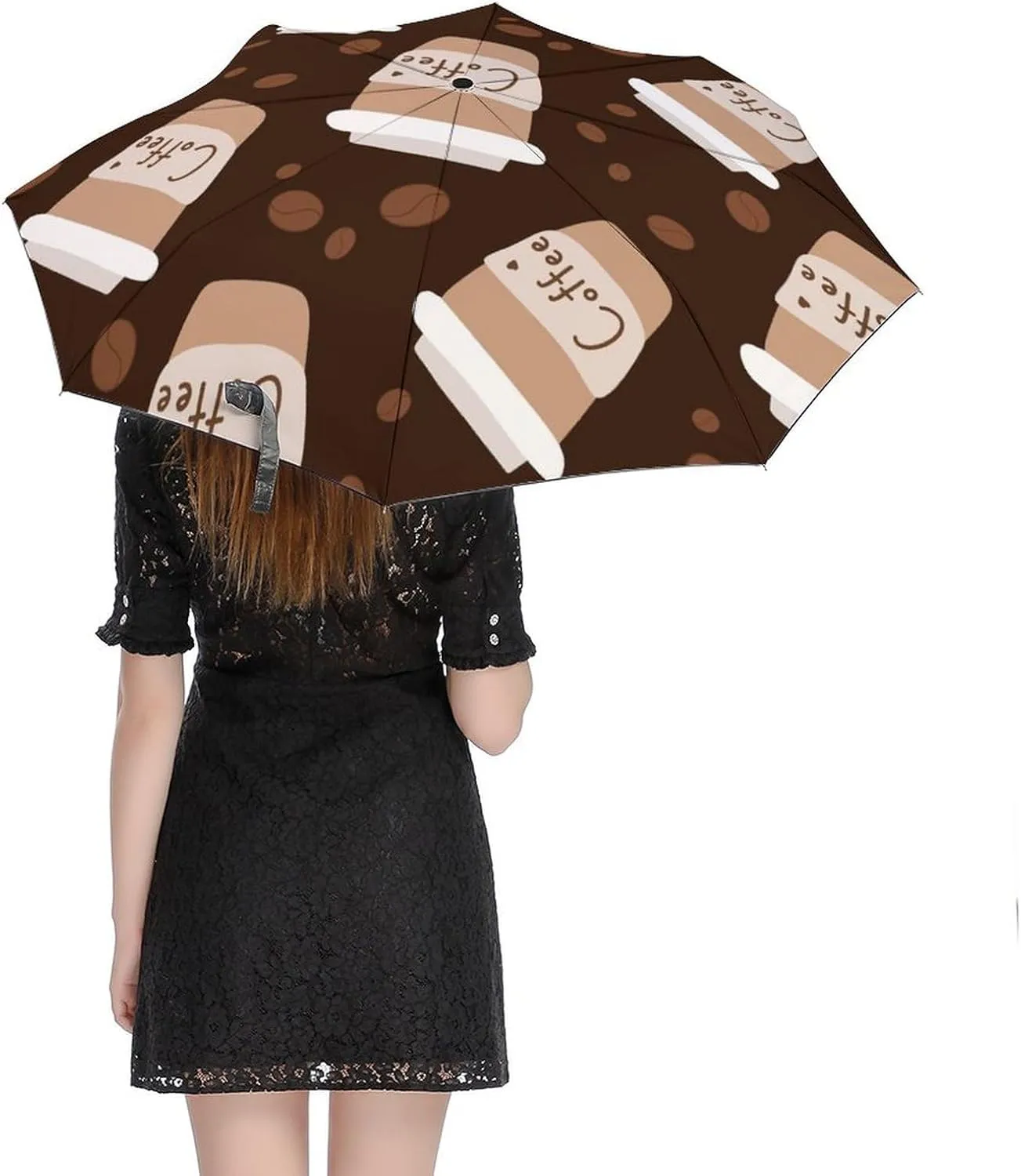 Umbrella Compact Folding Domestic Birds Geese Travel Umbrella Auto Open And Close for Windproof, Rainproof
