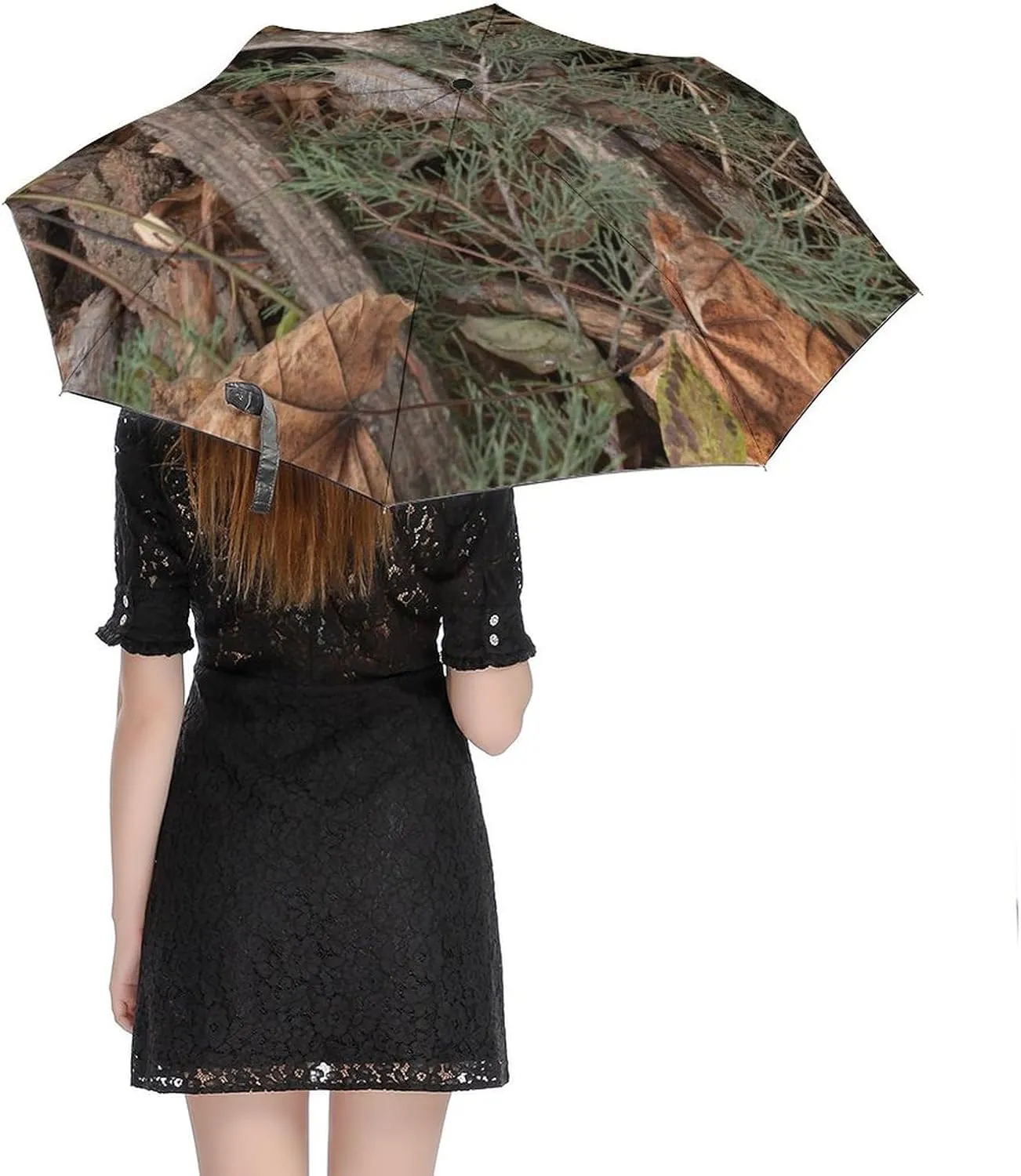 Umbrella Compact Folding Domestic Birds Geese Travel Umbrella Auto Open And Close for Windproof, Rainproof