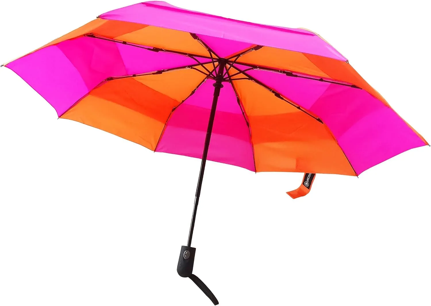 Umbrella Windproof Travel for Rain - Easy Auto Open Close, Durable & Compact Umbrellas, Waterproof Canopy - Backpack, Purse, Portable Umbrella for Travel