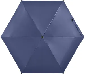 Umbrellas for Sun, Windproof Folding Umbrella, Ideal for Car, Purse, Men and Women, Noble Blue