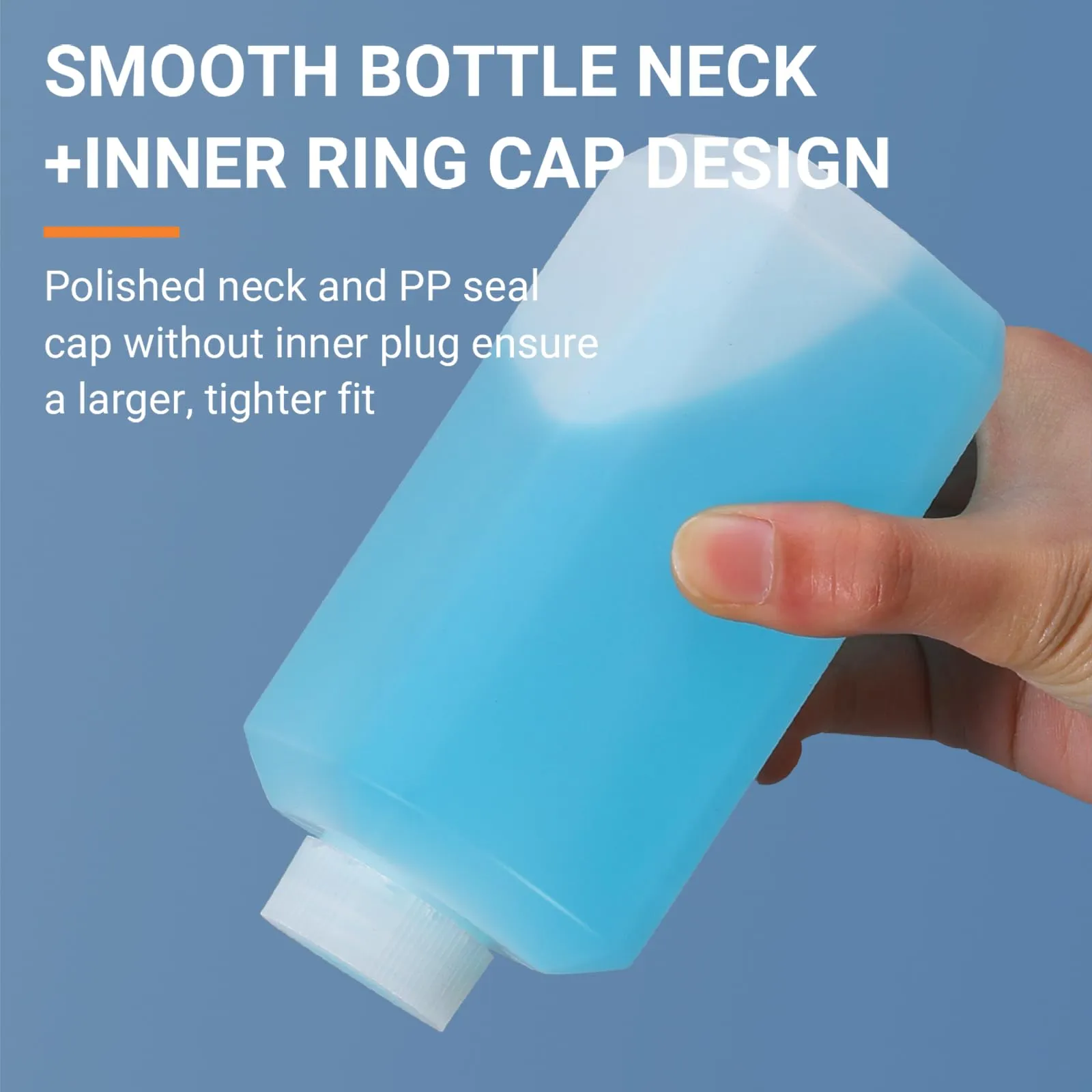 UMETASS Leak Proof Reusable Plastic Bottles TSA Approved with Screw Caps for Travel, 1.4oz/40ml Food Grade Airtight Small Plastic Bottles Containers for Liquids Oils (Translucent, 10 Pcs)