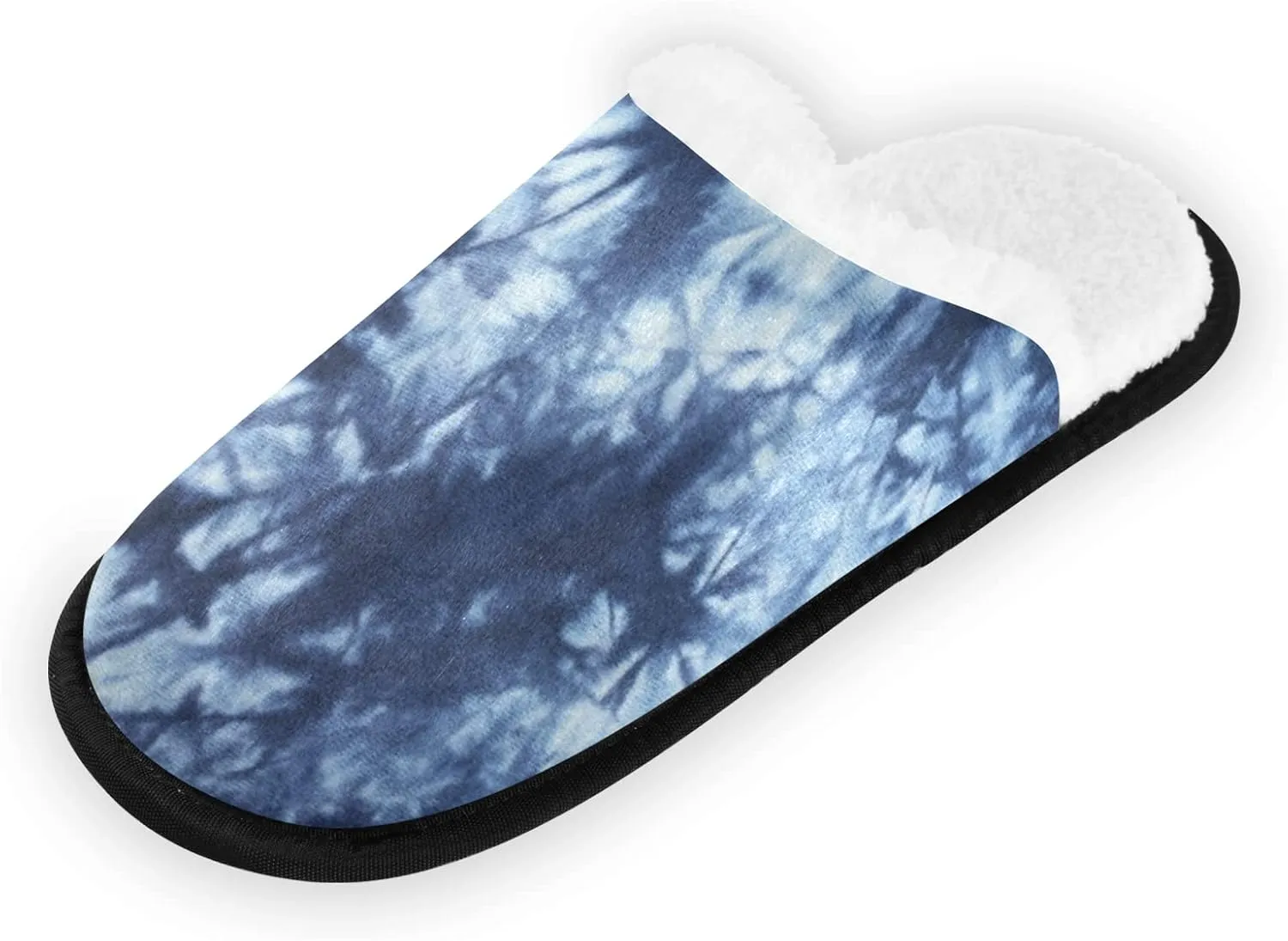 Unisex Slippers Fuzzy Feet Plush Cotton Slippers Anti-Slip Warm House Shoes M/L