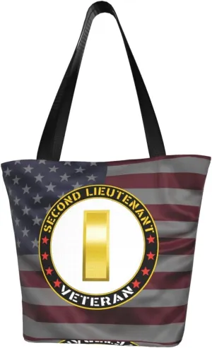 Us Army Second Lieutenant Veteran Fashion Shoulder Bag Large Capacity For Man Or Woman