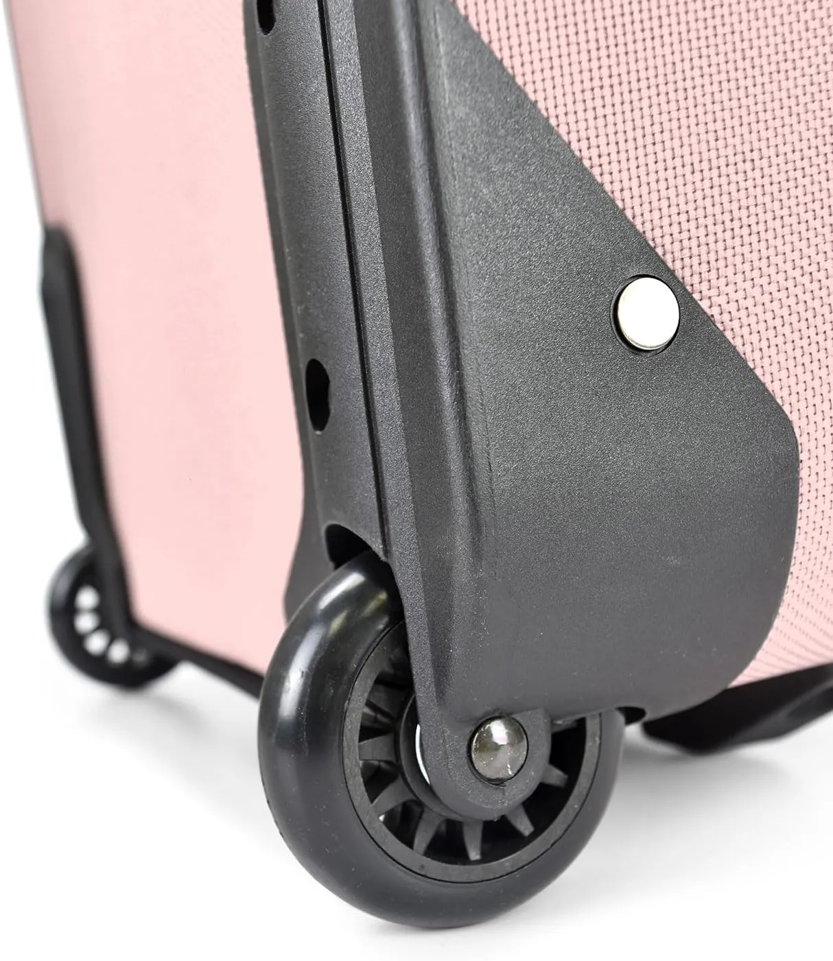 U.S. Traveler Lightweight Rolling 20" Carry On Luggage Softside Suitcase, Pink, 2 Wheel-1 Piece