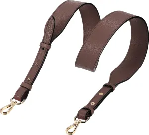 uxcell Leather Purse Strap, Adjustable Crossbody Replacement Straps for Handbags, Shoulder Bag